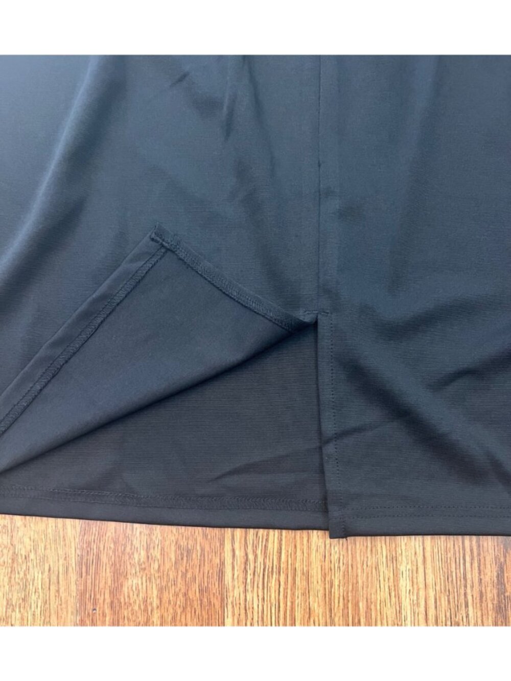 Hanna Nikole Womens Plus Size Black Pencil Skirt 22W Polyester Spandex Blend - Picture 2 of 7